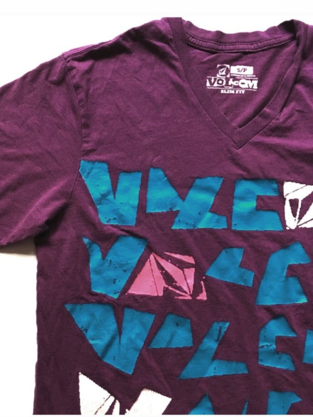 Volcom Purple Tee - Picture 2 of 2
